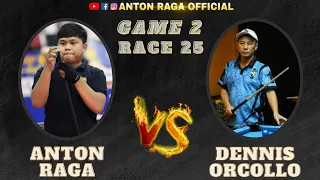 GAME 2: ANTON RAGA VS. DENNIS ORCOLLO | 10BALL | RACE 25