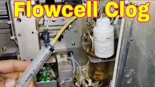 Flowcell Clog - How To clean Flowcell Clog in Dymind DF50/DF52 - 5 Part Hematology #Flowcellclog