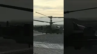 Russian Ka-52 attack helicopters take part in bombing run on Kupyansk