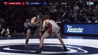 Levi Haines(PSU) vs Gannon Jaquay(EUP) 2/25/24 (Jeff Byers Radio Call)