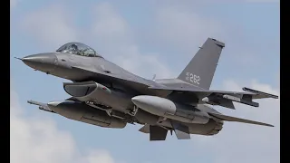 general dynamic F-16 Landing at ISU/ORSU