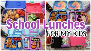 What I Packed My Kids for School Lunch | What They Ate | Simple Ideas for Busy Mornings