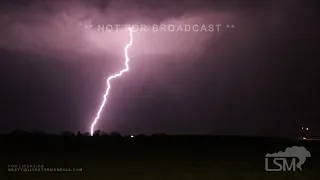 04-10-2022 Blackwell, OK - Lightning and Hail