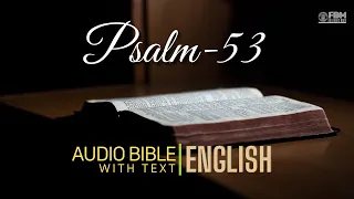 Psalm 53 NKJV | English Audio Bible With Text | Anugraha Samuel |