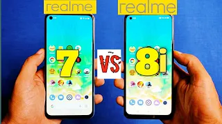 Realme 8i Vs Realme 7 Speed Test & Camera Comparison | Realme 7 vs Realme 8i |