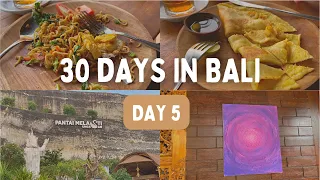 30 DAYS IN BALI VLOG | DAY 5 - WARUNG CENANA, PURI PANDAWA RESORT, PANTAI MELASTI, KARYA REBO