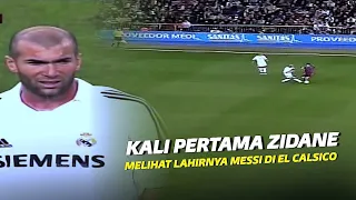 “Dia Selalu Maju ke Gawang” Inilah Hari Dimana Zidane Pertama Kali Dibuat Kagum Menghadapi Messi