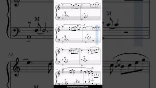 Il Postino - Luis Bacalov - Accordion (Sheets Accordion - Tutorial score)