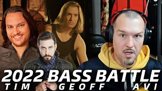 EPIC!! | 2022 BASS BATTLE (Avi Kaplan VS Tim Foust VS Geoff Castellucci) | Reaction