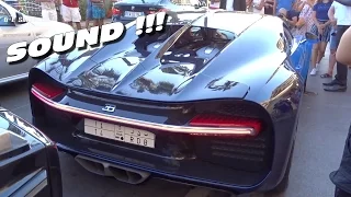 SOUND of the First Bugatti Chiron Customers in Cannes !