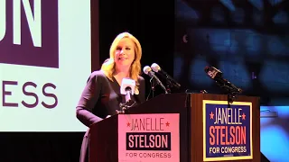 Janelle Stelson wins Democratic race in Pa. 10th and gives victory speech thanking supporters