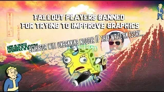 Fallout 76 Players Banned for using graphical mods & must an write an essay to be unbanned