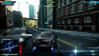 Awesome Accidental Stunt in Need For Speed: Most Wanted! (NFS006)