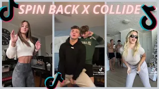 HOL' UP, I AIN'T WITH THAT 〰 spin back x collide 〰 new tiktok dance💜🎵