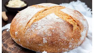 Easy 3 Ingredient No Knead Bread Recipe Never Buy Bread Again!