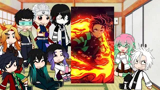 ⚡Past Hashira React To Tanjiro Kamado⚡// Demon Slayer  Sad // memes  gacha ||