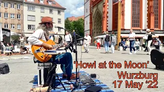 Busking at the Klimacamp in Würzburg - ‘Howl at the Moon’