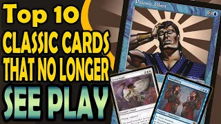 Top 10 Classic Cards That No Longer See Play