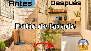 Remodelando área de lavado  ✅💯/ lavandería económica |casa de Infonavit|