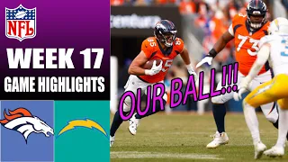 Los Angeles Chargers vs Denver Broncos WEEK 17 FULL 4rd QTR (12/31/23) | NFL Highlights 2023