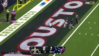 Derek Carr 34 Yard Touchdown Pass to Rashid Shaheed | Saints vs Texans