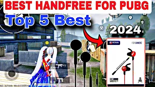 best handfree for pubg 2024 🔥 | top 5 best handsfree for PUBG mobile /bgmi | Gaming handfree