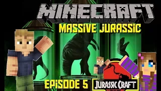 Minecraft - Jurassic Craft - Let's Play - Massive Jurassic - Massive Dig - Episode 5 - FOOD FOR DAYZ