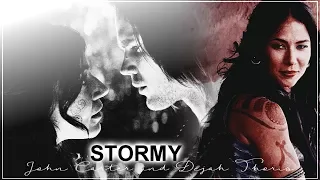 John Carter and Dejah Thoris || stormy