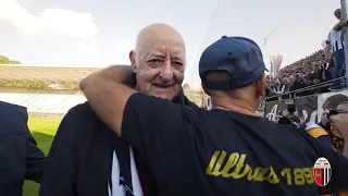 Carlo Mazzone, il ritorno allo stadio è da commozione