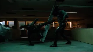 Arrow 5x09 Oliver VS Prometheus Office Fight Scene