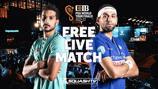 Mo.ElShorbagy v Hesham - CIB PSA World Tour Finals 21-22 - FREE FULL MATCH