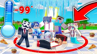 NIE OPUSZCZAJ TEGO ZIMNEGO OKRĘGU -99C 🥶 W MINECRAFT?! GPLAY & LUMI