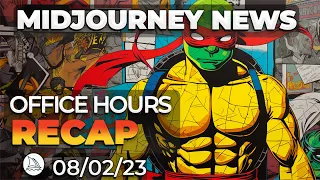 A Clearer Timeline | Midjourney Office Hours Recap Aug. 2nd 2023 | Midjourney News