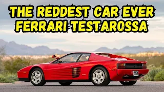 The Reddest Car Ever Produced 1986 Ferrari Testarossa Monospecchio