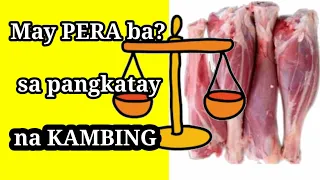 May PERA ba??? sa pangkatay na kambing...