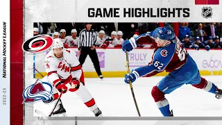 Hurricanes @ Avalanche 11/12 | NHL Highlights 2022