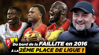 Comment le RC LENS est passé de la QUASI-FAILLITE en 2016 à 2ème de LIGUE 1 cette année ?