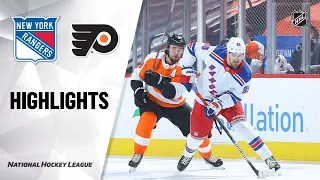 Rangers @ Flyers 3/25/21 | NHL Highlights