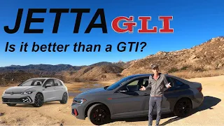 Is the 2022 Jetta GLI BETTER than the Golf GTI? Let's find out!
