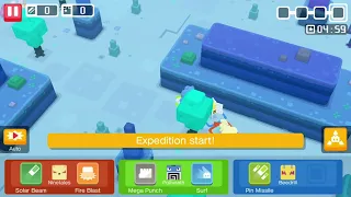 Destroying a earth dragon thing in Pokémon quest