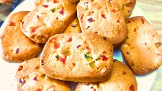 Karachi Biscuits with Tutti Frutti: The Famous Recipe Revealed!