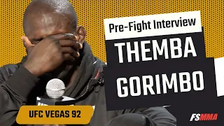 Themba Gorimbo UFC Vegas 92 full pre-fight media day interview