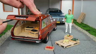 1:18 Mercedes-Benz S123 200T '82, english red - Norev [Unboxing]