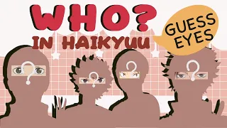 Haikyuu Quiz ! ทายตาตัวละครอนิเมะในเรื่องไฮคิว