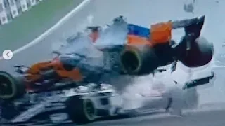 FERNANDO ALONSO AND NICO HULKENBERG TERRIBLE CRASH AT SPA GP 2018 BELGIUM FORMULA 1