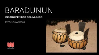 BARADUNUN | Instrumentos musicales del mundo | África | Burkina Faso | Membranófono