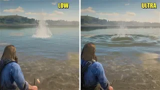 Red dead redemption 2 Water Physics/Graphics Comparison