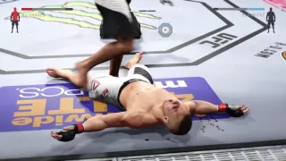 UFC 2 Massive 4 Punch Combo KO