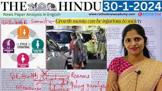 30-1-2024 | The Hindu Newspaper Analysis in English | #upsc #IAS #currentaffairs #editorialanalysis