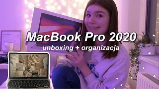 unboxing + organizacja Macbooka pro 2020 M1 ✨